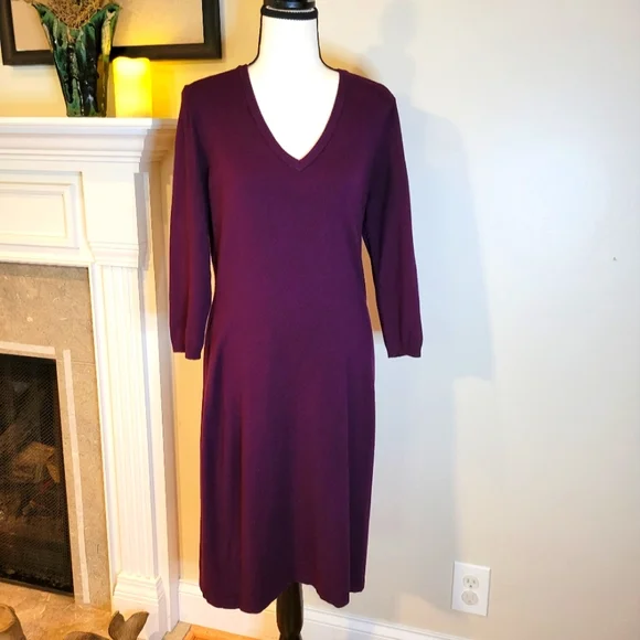 calvin klein purple sweater dress Calvin Klein Women's Embellished Sweater Dress - Bed Bath & Beyond